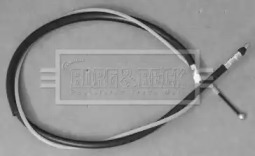 BORG & BECK bkb3726 -  Трос, стояночная тормозная система